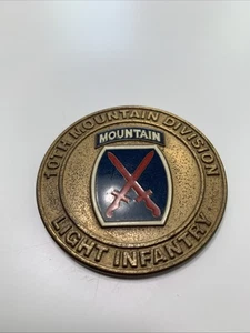 Challenge Coin 10th Mountain Division Light Infantry - Bild 1 von 4