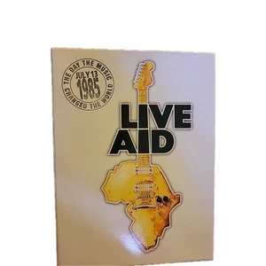 Live Aid (Both Concerts 1985) (DVD 4-Disc Box Set w/ Guide & Slipcover) Signed - Picture 1 of 11