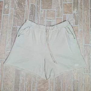 Victoria Secret PINK, Summer Lounge Cotton Shorts, Off White, Size XL, NWT - Picture 1 of 7