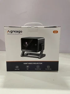 Proiettore Agreago A3 1080P, 11000 Lumen, Supporto 360 Gradi, Wi-Fi e Bluetooth - Foto 1 di 2
