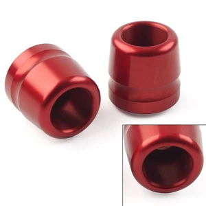 2x Maniglie Manubrio CNC Bar End Slider Cap per BMW S1000RR HP4 S1000R F800R Rosso - Foto 1 di 5
