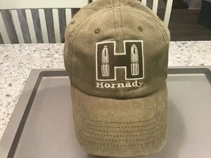 Hornady Baseball Hat / Cap Green Logo Hornady Ammunition Strapback  Cap - Picture 1 of 3