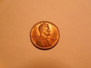 HIGH GRADE 1935-D LINCOLN CENT  AU/RB - Picture 1 of 2