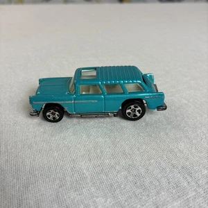 Coches diecast Hot Wheels Chevy Nomad 1969 verde azulado Malasia escala 1/64 juguete Mattel 2" - Imagen 1 de 6
