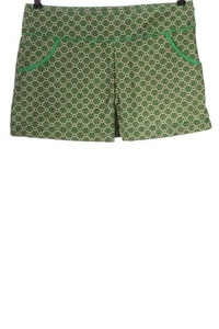 ZARA TRAFALUC Minifalda Mujeres Talla EU 38 verde-marrón-blanco puro look casual - Imagen 1 de 5