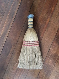 Vintage Schneebesen Besen Handbürste primitiv Bauernhaus, drahtumwickelt - Bild 1 von 3