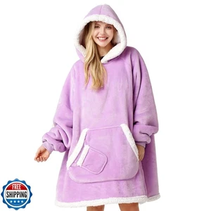 Giggling Getup Wearable Blanket Hoodie for Women Men Gifts for Women Mom Wife - Picture 1 of 5