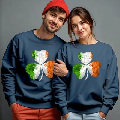 Hombres Mujeres Irish Splash Divertido Día de San Patricio Sudadera Jumper... - Imagen 1 de 4