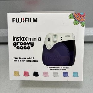 Fuji Fujifilm Purple Groovy Camera Carrying Case for Instax Mini 8/9 Purple - Picture 1 of 6