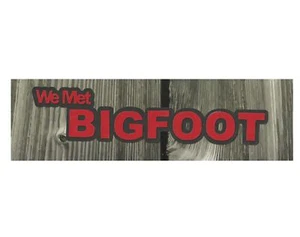 We Met Bigfoot Paper Piecing Title - Picture 1 of 3