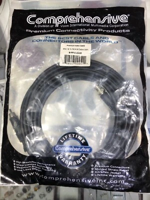 NEW - Comprehensive Premium Video Cable BNC M to RCA M 50ft P/N B-PP-C-50HR  - Image 1 of 2