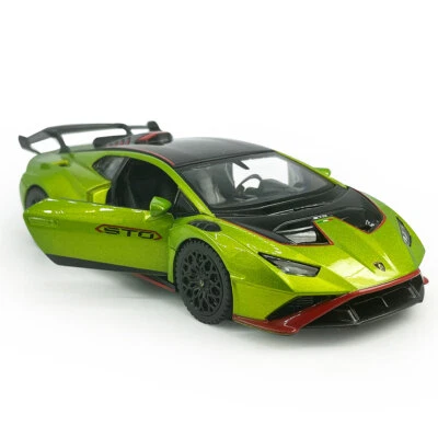 1:32 Lamborghini Hurncan STO Model Toy Car Diecast Toy Vehicle Metal Alloy Green - Image 1 of 4