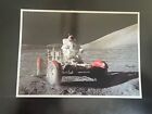 NASA Postcard Lunar Roving Vehicle on the Moon. Apollo 17 EVA