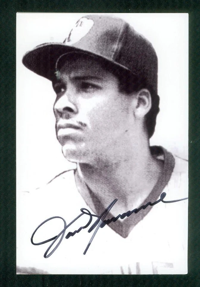 Tarjeta fotográfica #0561, 4" x 6", firmada-autografiada, Jaime Navarro, Milwaukee Brewers Foto 1 de 2