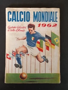 ALBUM CALCIO MONDIALE 1962 LAMPO CILE COMPLETO -1 - Foto 1 di 21