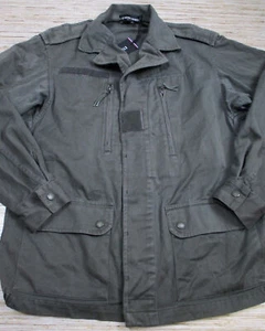 2411 Etienne Marcel Military Jacket OLIVE GREEN size S *damage - Picture 1 of 2