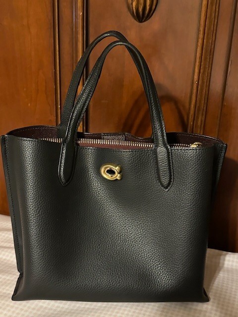 あ  ブラックS 中古 美品 COACHコーチ 2WAYバッグ マーサーサッチェル24 57722