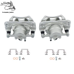 For Toyota Camry 3.0L 1997-2001 Avalon 98-04 2PCS Front Brake Caliper w/Bracket - Picture 1 of 12