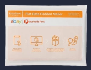 10 X NEW Australia Post eBay Padded Mailer Extra Small ~ UNOPENED - Picture 1 of 2