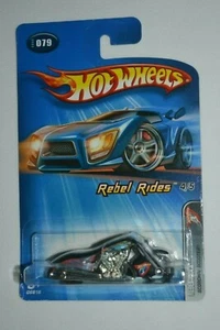 HOT WHEELS REBEL RIDES 4/5 - SCOOTER SCORCHIN' NERO OPACO - Foto 1 di 3