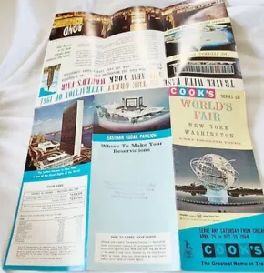 1964-65 Worlds Fair Cooks 8-Day Escorted Tours Brochure - Picture 1 of 5