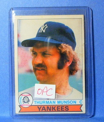 1979 OPC O PEE CHEE THURMAN MUNSON NEW YORK YANKEES BASEBALL CARD 157 - Image 1 of 4