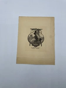 Antique Ex Libris Ex Bibliotheca Bookplates Franz von Bayros Vienna - Picture 1 of 5