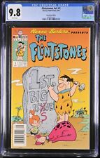 🔥 FLINTSTONES #1 CGC 9.8 NEWSSTAND Harvey Series 1992 Hanna-Barbera TV Cartoon