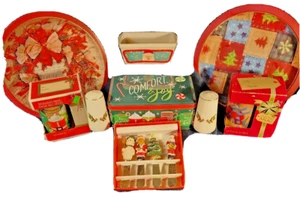 Contenedor de artículos para servir de Navidad tazas de regalo en caja plato de Santa y cocteleras paquete - Imagen 1 de 20