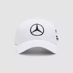 2022 Mercedes AMG F1 Lewis Hamilton KIDS Baseball Cap -WHITE - UK STOCK - Picture 1 of 4