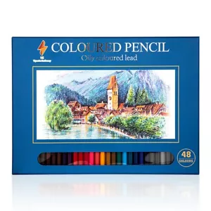 Drawing Sketching Coloured Pencils Professional Grade Vibrant Coloring Pens Kit - Picture 1 of 18