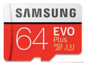 Samsung 64GB Micro SD SDHC Evo+ 100M/s Class 10 U3 Flash Memory Card - UK seller - Picture 1 of 2