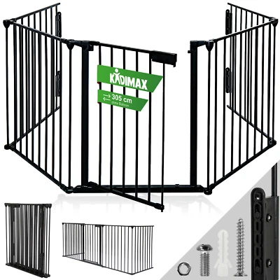 Kaminschutzgitter Baby Absperrgitter Ofenschutzgitter Laufstall Türschutzgitter - Bild 1 von 4