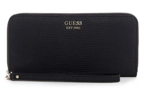 Guess Women's Vikky Large Zip Around - Black B000607 - Picture 1 of 5