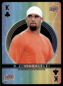 2022 UD Goodwin Champions Playing Cards #KING-CLUBS D.J. Uiagalelei - Football