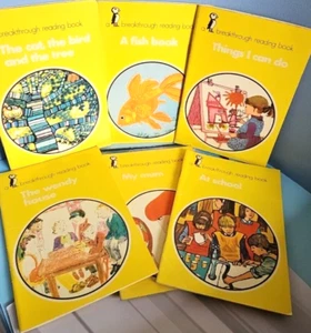 Puffin Breakthrough Reading Book Set X6 Vintage 1973 - Picture 1 of 17