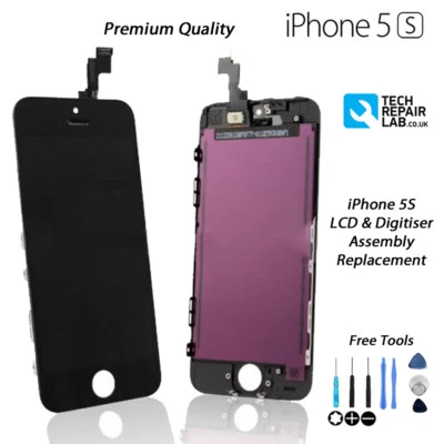 NEW iPhone 5S/SE Replacement Retina LCD Digitiser Touch Screen Digitiser - BLACK - Image 1 of 3