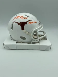 Mini casco firmato Jamaal Charles Texas Longhorns COA Holo Hook em insc - Foto 1 di 1