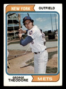 1974 Topps Baseball #8 George Theodore VG/EX *d3