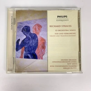 Richard Strauss: 12 canciones orquestales de Siegfried Jerusalem (CD 1983 Phillips) - Imagen 1 de 4