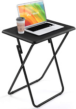 Folding TV Tray Table -Stable Tray Table with No Assembly Required, TV Dinner Tr