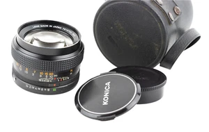 Konica Hexanon AR 50mm 1:1.4 obiettivo standard lens AR mount EXC NEAR MINT - Imagen 1 de 9