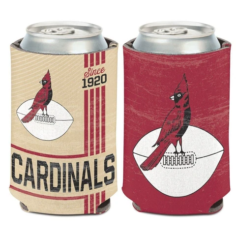 Arizona Cardinals Vintage Design NFL Can Cooler 12oz Collapsible Koozie Cover