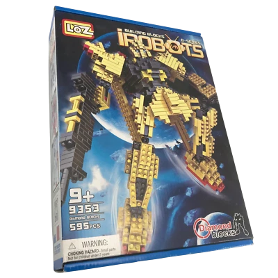 LOZ 3D Building Blocks iRobots Toy Ages 9+ Diamond Blocks 595 pcs 9353 D Series - Image 1 of 4