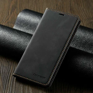 For iPhone 16E 15 Plus 14 Pro 13 12 11 Folding Leather Card Pocket Case Cover - Picture 1 of 44