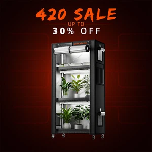 Spider Farmer 6PCS 18W LED Grow Light Bars with Plant Stand and 71x36x150cm Tent - Picture 1 of 10