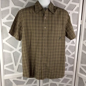 Coastal L Plaid Button Front Short Sleeve Shirt - Picture 1 of 6