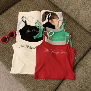 with Chest Pads Beautiful Back Vest Summer Sleeveless Top Outdoor - Picture 1 of 12
