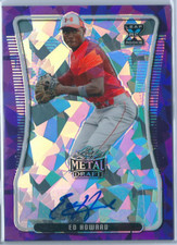 Ed Howard 2020 Leaf Metal Draft XRC Purple Crystals #/10 Autograph #BA-EH1 AUTO