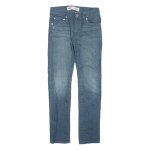 LEVI'S 510 Jeans Blue Denim Slim Skinny Boys W26 L26 - Picture 1 of 6